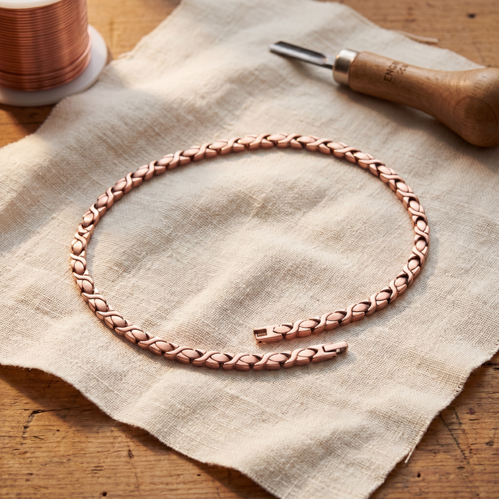 Cedar Copper Necklace