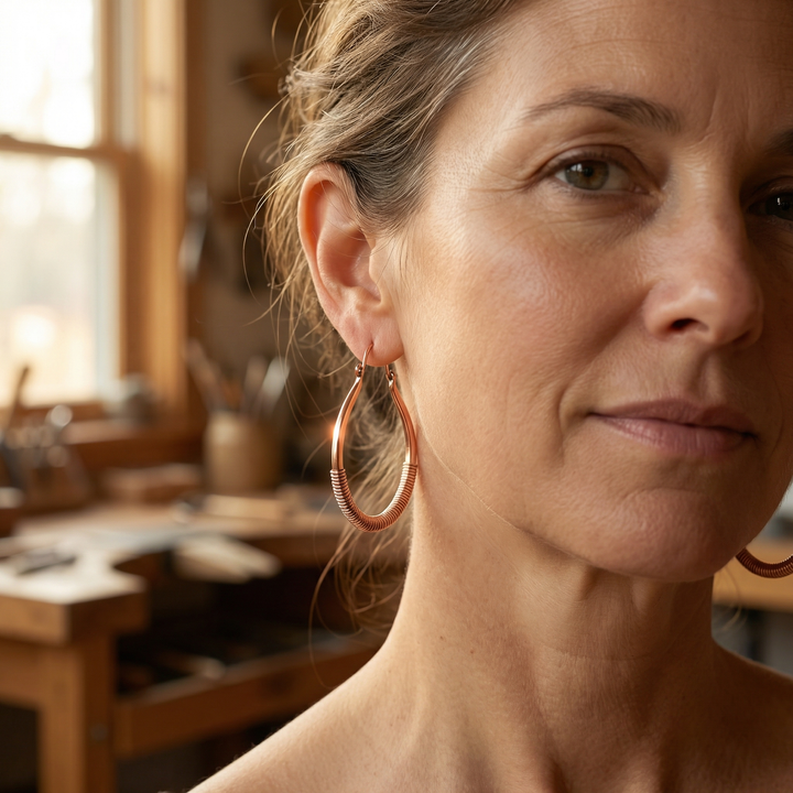 Creek Copper Earrings