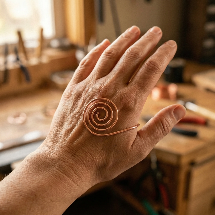 Flow Copper Hand Spiral