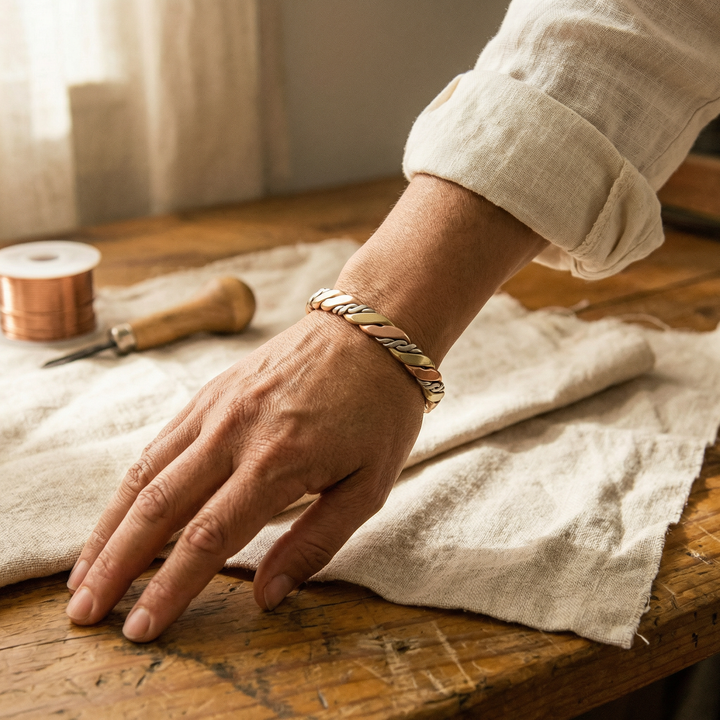 Stone Copper Bracelet