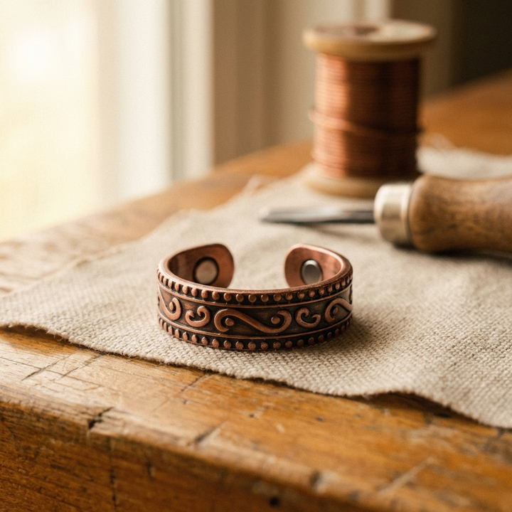 Fern Copper Ring
