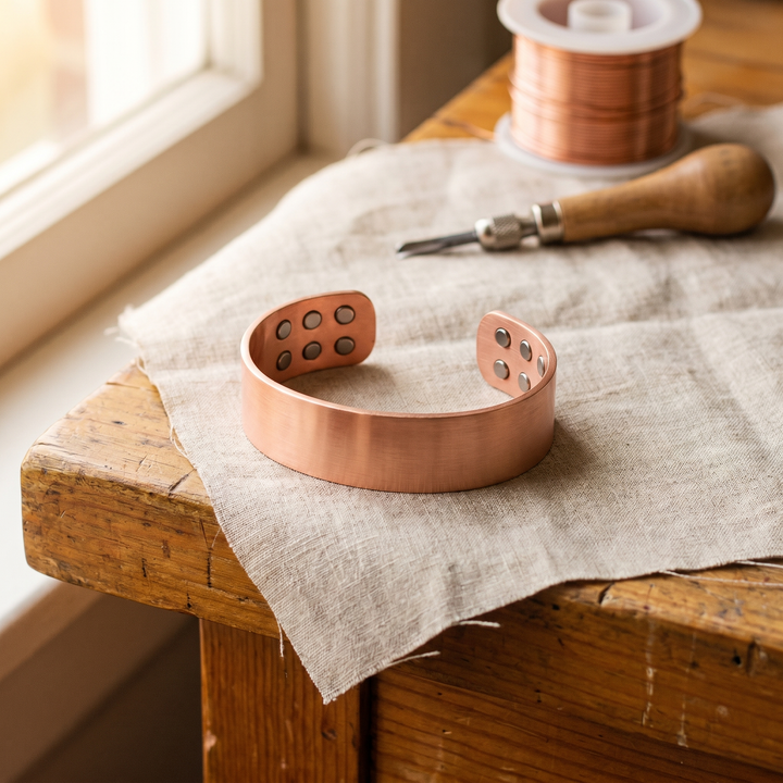 Anvil Copper Bracelet