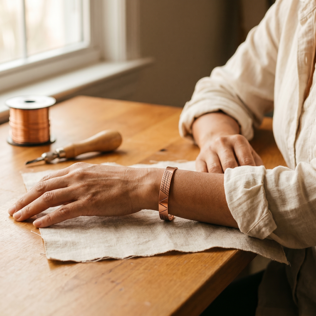 Crest Copper Bracelet
